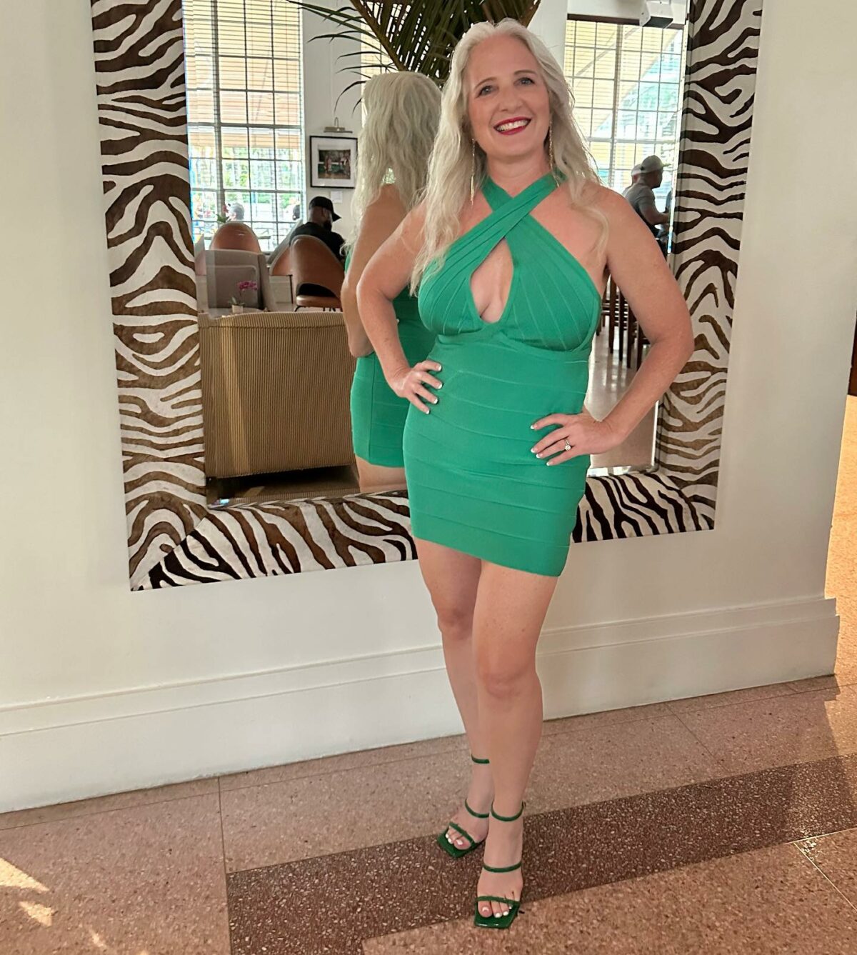 Cindy Rose aka Bombshell Nurse at The Besty Hotel in South Beach Miami